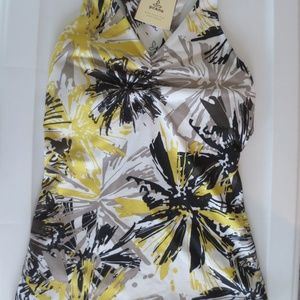 Xsmall PRANA Beluga Burst Sabin Racer Top Athletic